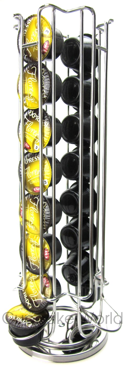 ALDI EXPRESSI MAP COFFEE CAPSULE ROTATING RACK STAND FOR 32 PODS ALDI EXPRESSI MAP COFFEE CAPSULE ROTATING RACK STAND FOR 32 PODS